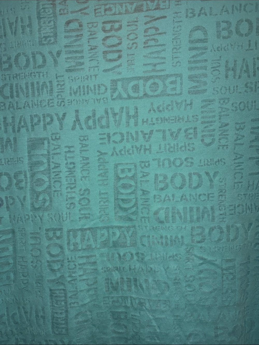 Tek Gear Burnout Motivational Word T-shirt L Mint Green - Picture 5 of 6